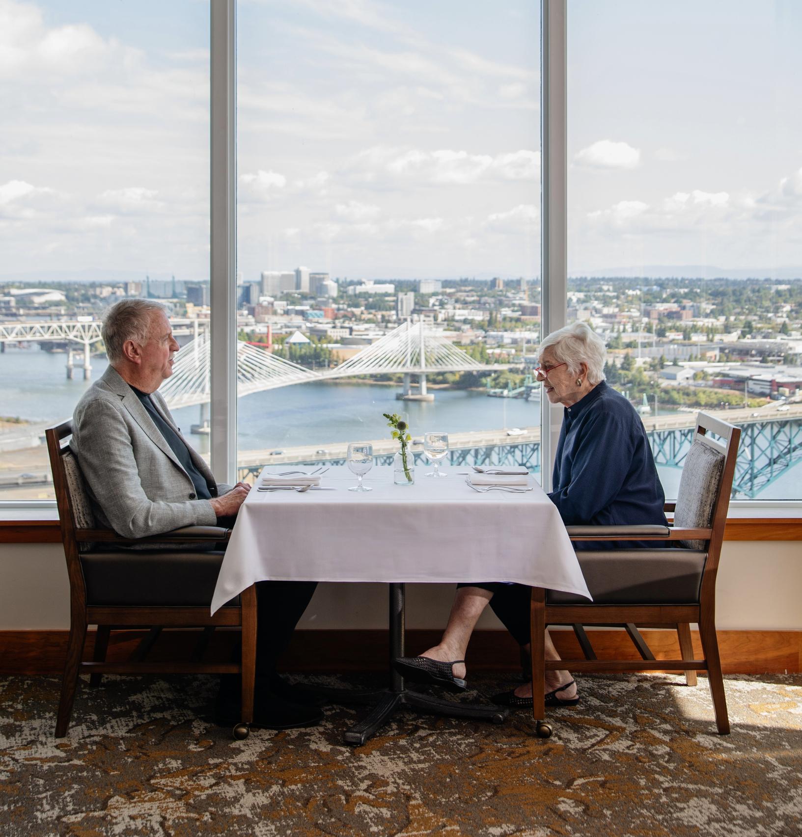 Mirabella Portland Couple Dining