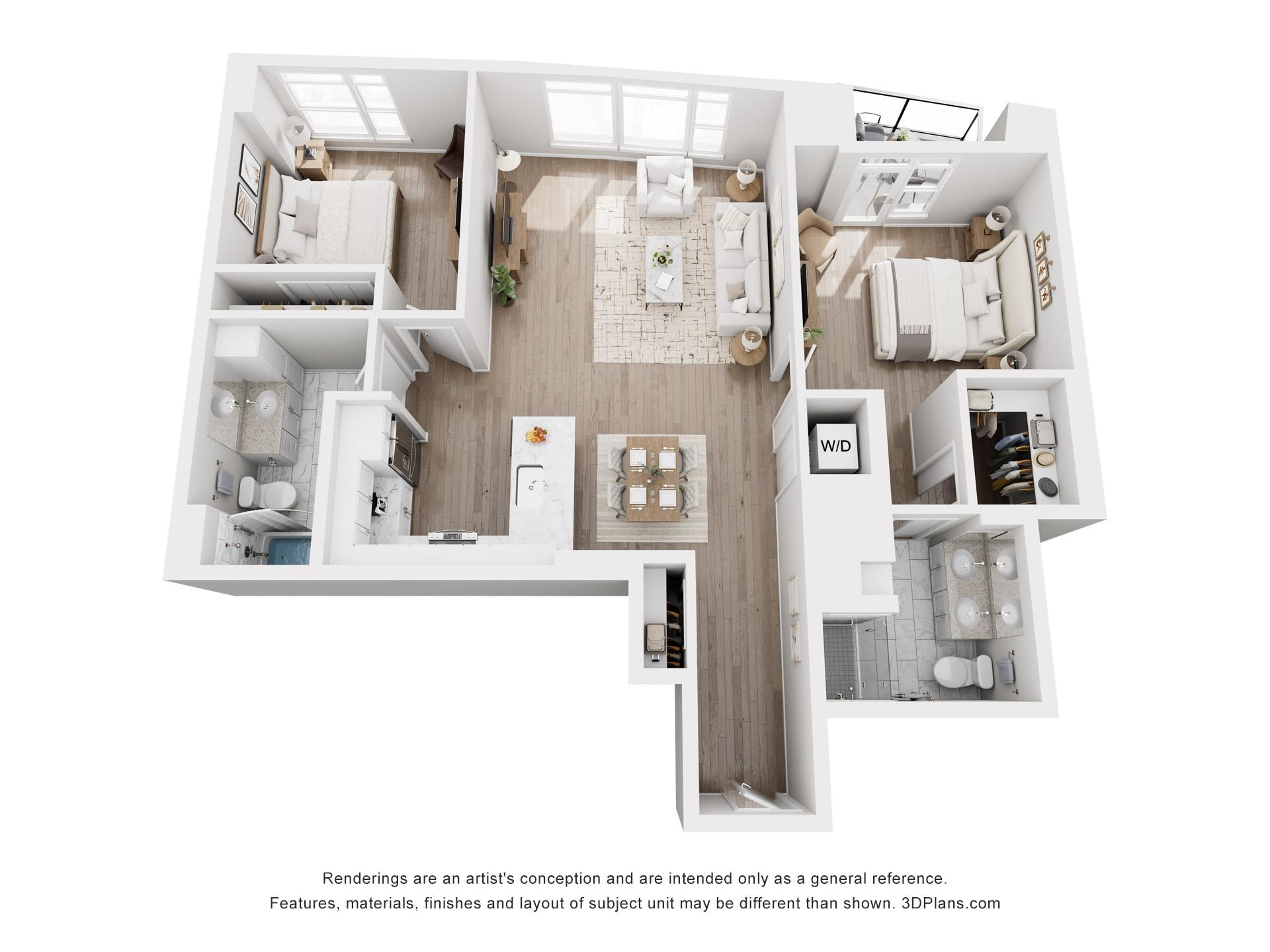 Mirabella Portland Floor Plan - Maple